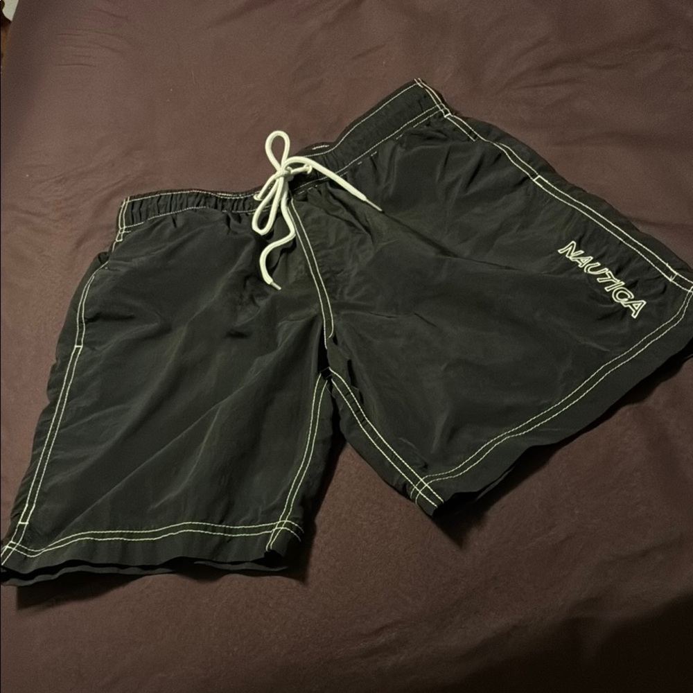Nautica Men's Black Swim Shorts